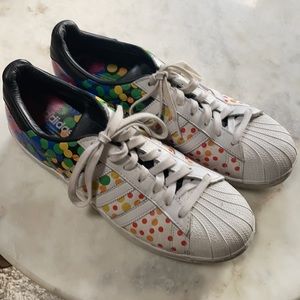 rainbow shell toe adidas